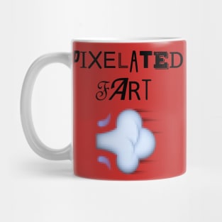 Pixelated Fart Mug